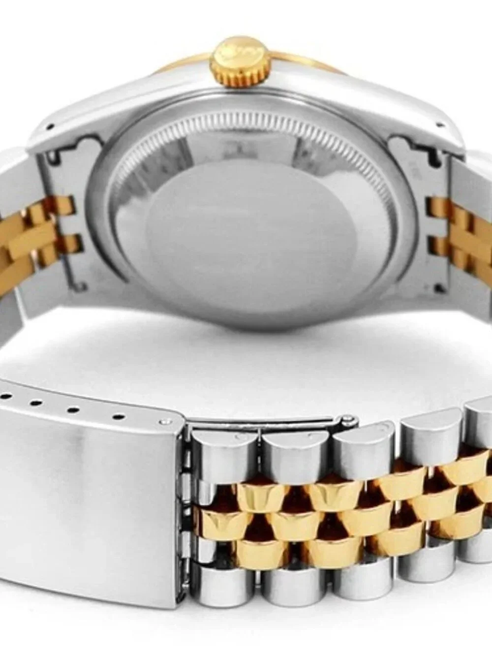 Rolex 36mm Datejust Two-Tone 18K/SS 16233 Pre-owned Watch Champagne Dial 1991